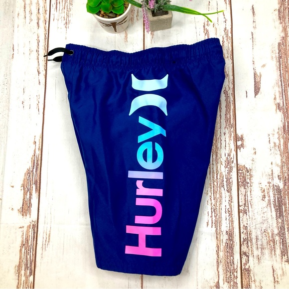 Hurley Swim Trunks Cobalt Blue Sz Small - Picture 10 of 10